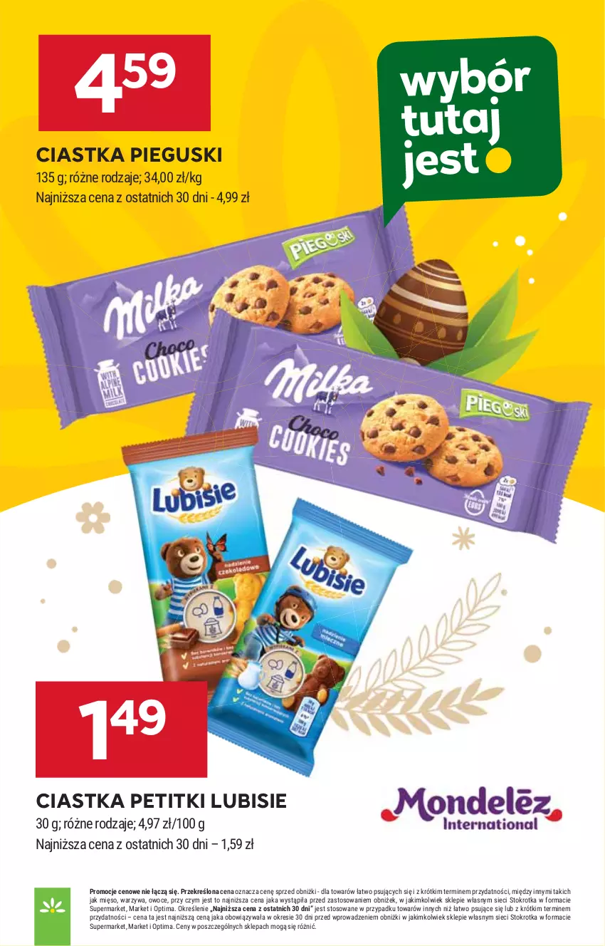 Gazetka promocyjna Stokrotka - Market - ważna 02.04 do 08.04.2026 - strona 25 - produkty: Ciastka, HP, Lubisie