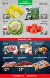 Gazetka promocyjna Stokrotka - Supermarket - Gazetka - ważna od 09.06 do 09.06.2021 - strona 5 - produkty: Kurczak, Kalafior, Cytryny, Stek, Udziec wołowy, Boczek, Grill, Pomidory, Mięso, Boczek wieprzowy, Szpinak