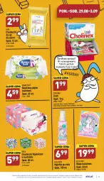 Gazetka promocyjna Aldi - Katalog spożywczy - Gazetka - ważna od 03.09 do 03.09.2022 - strona 23 - produkty: Papier, Papier toaletowy, Tonik, Woda toaletowa, Mola, Chusteczki, Dzieci, Woda, Suplement diety, Nawilżany papier