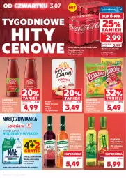 Gazetka promocyjna Kaufland - Gazetka tygodnia - Gazetka - ważna od 09.07 do 09.07.2025 - strona 6 - produkty: Dawtona, Nałęczowianka, Kujawski, Gra, Olej smakowy, Rust, Chipsy, Coca-Cola, Mąka, Napój gazowany, Syrop, Crunchips, Basia, Bazyl, Woda mineralna, Woda, Napój, Olej, Mąka tortowa, Herbapol