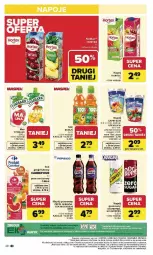 Gazetka promocyjna Carrefour - Gazetka Carrefour, Market od poniedziałku! - Gazetka - ważna od 31.01 do 31.01.2026 - strona 42 - produkty: Sok, Mus, Gin, Mirinda, Pepsi, Schweppes, EPEE, Napój gazowany, Tymbark, Kubuś, Napój, Grejpfrut, Hortex, Fa