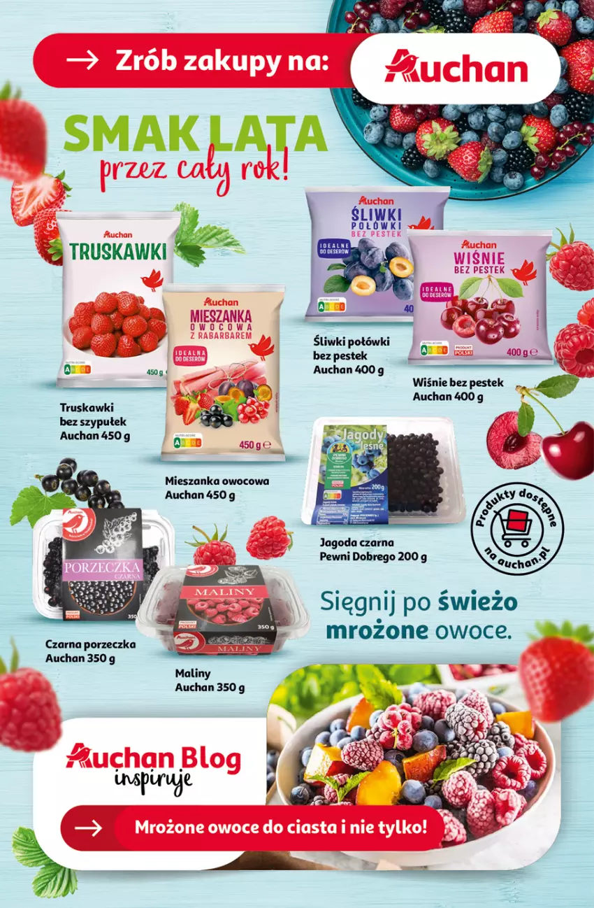 Gazetka promocyjna Auchan - Pewność Niskich Cen Hipermarket - ważna 03.10 do 09.10.2024 - strona 41 - produkty: Owoce, Por, Stek, Truskawki