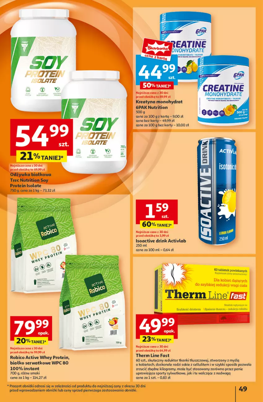 Gazetka promocyjna Auchan - Pewność Niskich Cen Hipermarket - ważna 03.10 do 09.10.2024 - strona 57 - produkty: BIC, Fa, Gra, Por, Robico, Sport, Therm Line, Wagi