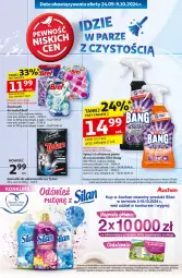 Gazetka promocyjna Auchan - Pewność Niskich Cen Hipermarket - Gazetka - ważna od 09.10 do 09.10.2024 - strona 34 - produkty: Koc, Gin, Gra, Zawieszki, Kosz, Cillit Bang, Silan, Tytan