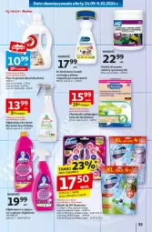 Gazetka promocyjna Auchan - Pewność Niskich Cen Hipermarket - Gazetka - ważna od 09.10 do 09.10.2024 - strona 37 - produkty: Płyn do prania, Domestos, Frosch, Por, Odplamiacz, Sport, Chusteczki, Dzieci, Zwierzęta, Fa