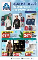 Gazetka promocyjna Aldi - Gazetka - ważna od 25.11 do 25.11.2023 - strona 1 - produkty: Por, Gra, Płaszcz, Dzieci, Pocopiano, Botki, Bluza, Fa