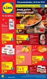 Gazetka promocyjna Lidl - GAZETKA - Gazetka - ważna od 17.12 do 17.12.2025 - strona 1 - produkty: Mandarynki, Nutella, Ser, Gra, Karkówka wieprzowa, Karp, Mlekovita, Pomarańcze, Pilos, Deser, Masło, Mleko