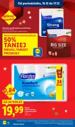 Gazetka promocyjna Lidl - GAZETKA - Gazetka - ważna od 17.12 do 17.12.2025 - strona 22 - produkty: Papier, Papier toaletowy, Ręcznik, Rolki, Ręczniki papierowe, Flora