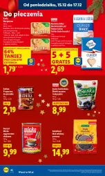 Gazetka promocyjna Lidl - GAZETKA - Gazetka - ważna od 17.12 do 17.12.2025 - strona 44 - produkty: Piec, Mak mielony, Piernik, Gra, Cukier, Kuchnia, Margaryna, Mleko zagęszczone, Kasia, Bakalland, Mleko