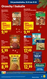 Gazetka promocyjna Lidl - GAZETKA - Gazetka - ważna od 17.12 do 17.12.2025 - strona 57 - produkty: Pistacje, Migdały łuskane, Orzeszki, Migdały, Orzeszki ziemne