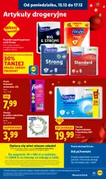 Gazetka promocyjna Lidl - GAZETKA - Gazetka - ważna od 17.12 do 17.12.2025 - strona 67 - produkty: Ser, Por, Gra, Papier, Serwetki, Portal, Papier toaletowy, Laur, Ręcznik, Presto, Rolki, Mola, Ręczniki papierowe, Flora