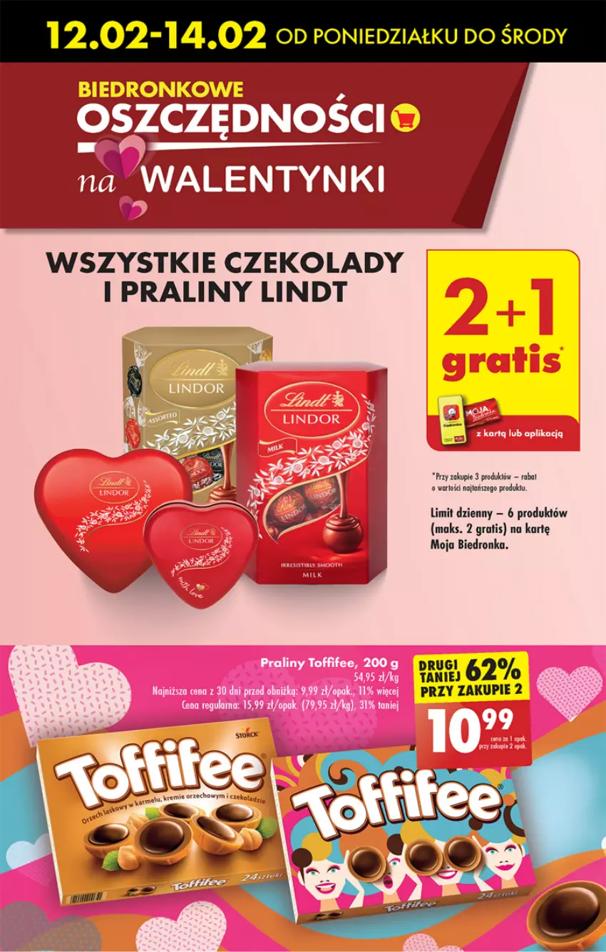 Gazetka promocyjna Biedronka - Od poniedzialku - ważna 12.02 do 17.02.2024 - strona 3 - produkty: Gra, Lindt, Praliny