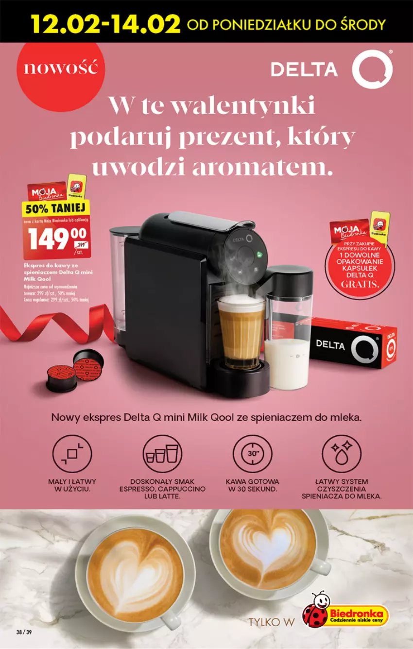 Gazetka promocyjna Biedronka - Od poniedzialku - ważna 12.02 do 17.02.2024 - strona 44 - produkty: Cappuccino, Gra, Kawa