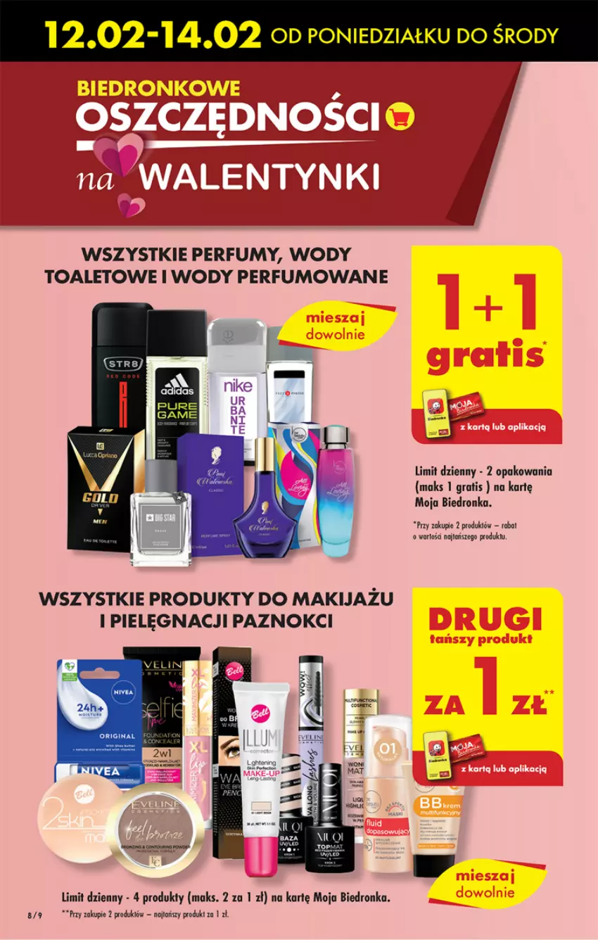 Gazetka promocyjna Biedronka - Od poniedzialku - ważna 12.02 do 17.02.2024 - strona 8 - produkty: Gra, Makijaż, Perfum, Produkty do makijażu