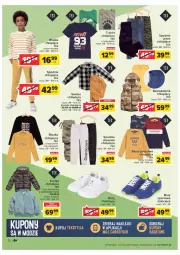 Gazetka promocyjna Carrefour - Gazetka Poznaj modne strony jesieni - Gazetka - ważna od 17.09 do 17.09.2022 - strona 12 - produkty: Sweter, Por, Buty, Spodnie jeans, Kurtka, Kosz, Klej, T-shirt, Bluza polarowa, Koszula, Dres, Sport, Dzieci, Spodnie, Bluza, Spodnie dresowe, LG