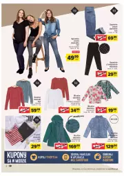 Gazetka promocyjna Carrefour - Gazetka Poznaj modne strony jesieni - Gazetka - ważna od 17.09 do 17.09.2022 - strona 2 - produkty: Sweter, Spodnie jeans, Kurtka, Klej, T-shirt, Spodnie, Lampa