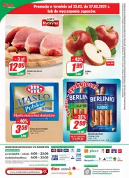 Gazetka promocyjna Dino - Gazetka - Gazetka - ważna od 02.03 do 02.03.2021 - strona 20 - produkty: Ser, Parówki, Mlekovita, Tera, Masło, Berlinki, Jabłka, Schab bez kości, Mleko