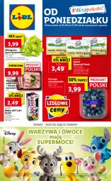 Gazetka promocyjna Lidl - GAZETKA - Gazetka - ważna od 01.09 do 01.09.2021 - strona 1 - produkty: Piec, Warzywa, Por, Warzywa i owoce, Wieprzowina, Disney, Winogrona, Boczek, Owoce, Wino, Masło, Mleko
