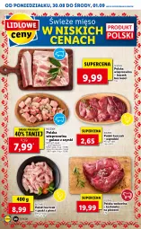 Gazetka promocyjna Lidl - GAZETKA - Gazetka - ważna od 01.09 do 01.09.2021 - strona 20 - produkty: Piec, Kurczak, Wieprzowina, Boczek bez kości, Boczek, Wołowina, Mięso