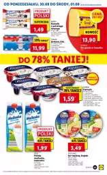 Gazetka promocyjna Lidl - GAZETKA - Gazetka - ważna od 01.09 do 01.09.2021 - strona 23 - produkty: Ser topiony, Top, Ser, Por, Maślanka, Danone, Danone Fantasia, Kawa, Actimel, Pilos, Tonik, Hochland, Baton, Fanta, E. Wedel, Gouda, Kokos, Fa