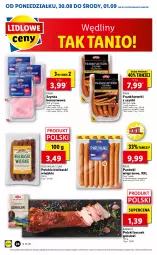 Gazetka promocyjna Lidl - GAZETKA - Gazetka - ważna od 01.09 do 01.09.2021 - strona 24 - produkty: Ser, Por, Parówki, Szynka konserwowa, Szynka, PIKOK, Boczek, Frankfurterki, Kabanos