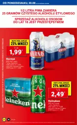 Gazetka promocyjna Lidl - GAZETKA - Gazetka - ważna od 01.09 do 01.09.2021 - strona 36 - produkty: Heineken, Harnaś