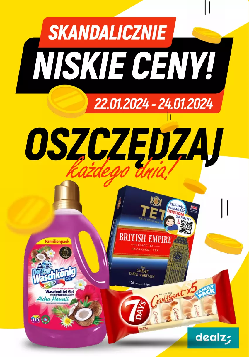 Gazetka promocyjna Dealz - Oszczędzaj każdego dnia! - ważna 22.01 do 24.01.2024 - strona 1