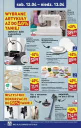 Gazetka promocyjna Aldi - Gazetka - ważna od 26.04 do 26.04.2025 - strona 15 - produkty: Odkurzacz, Ser, Por, Przewód, Budzik, Pojemnik, Warka, Talerzyk, Talerz, Bieżnik, Szyna, Akumulator, Fa
