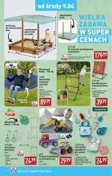 Gazetka promocyjna Aldi - Gazetka - ważna od 26.04 do 26.04.2025 - strona 9 - produkty: Sok, Por, Gry, Gra, Inka, Huśtawka, Pojazd, Pojemnik, Talerz, Dzieci, Siedzisko, Fa