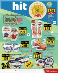 Gazetka promocyjna Topaz - Gazetka - Gazetka - ważna od 04.09 do 04.09.2024 - strona 13 - produkty: Serek wiejski, Top, Ser, Danone, Piątnica, Zott, Jogurt, Serek, Fanta, Deser, Jogurt pitny, Miecz, Monte, Fa