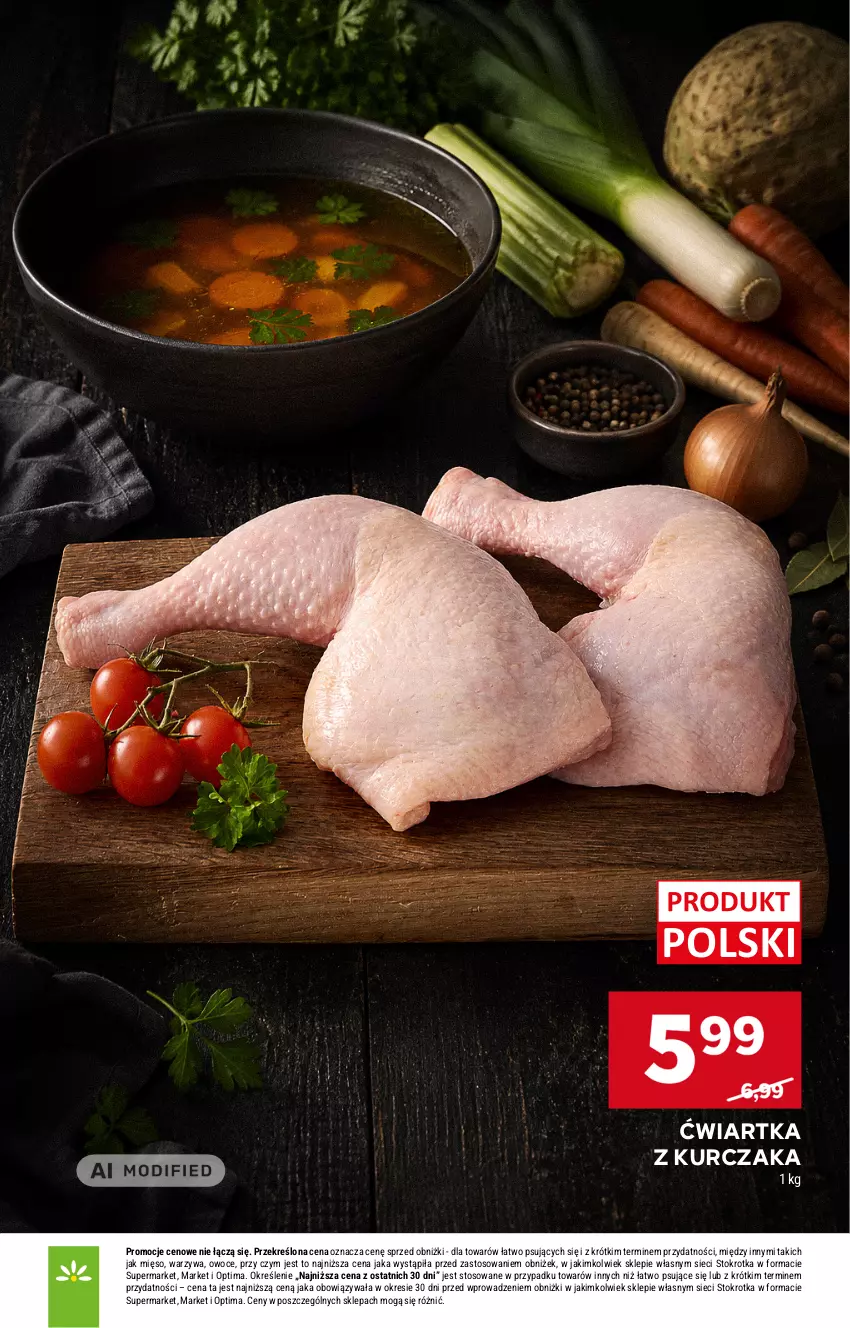 Gazetka promocyjna Stokrotka - Market - ważna 27.08 do 02.09.2026 - strona 15 - produkty: Kurczak, Mięso, Optima, Owoce, Warzywa