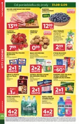 Gazetka promocyjna Stokrotka - Market - Gazetka - ważna od 02.09 do 02.09.2026 - strona 6 - produkty: Krakus, Warzywa, Mus, Gra, Bell, Papryka czerwona, Parówki, Papryka, Ziemniaki, Mlekovita, Szynka, Optima, Mleczko, Mąka, Tymbark, Ptasie mleczko, Boczek, Oshee, Owoce, Bella, Woda, Obrus, Masło, Napój, Mięso, Boczek wieprzowy, Mleko