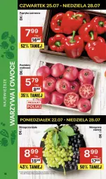 Gazetka promocyjna Delikatesy Centrum - NOWA GAZETKA Delikatesy Centrum od 25 lipca! 25-31.07.2024 - Gazetka - ważna od 31.07 do 31.07.2024 - strona 18 - produkty: Warzywa, Papryka czerwona, Papryka, Warzywa i owoce, Winogrona, Owoce, Wino