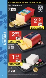 Gazetka promocyjna Delikatesy Centrum - NOWA GAZETKA Delikatesy Centrum od 25 lipca! 25-31.07.2024 - Gazetka - ważna od 31.07 do 31.07.2024 - strona 20 - produkty: Ser, Twaróg, Twaróg półtłusty, Gouda