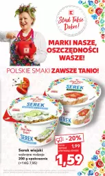 Gazetka promocyjna Kaufland - Mocny Start - Gazetka - ważna od 16.08 do 16.08.2023 - strona 15 - produkty: Serek wiejski, Ser, Serek