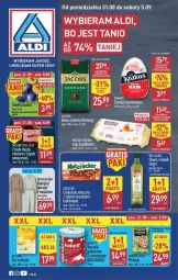 Gazetka promocyjna Aldi - Pełna oferta - Gazetka - ważna od 05.09 do 05.09.2026 - strona 1 - produkty: Ser, Gra, Bell, Jaja, Kawa mielona, Kawa, Szynka konserwowa, Szynka, Czekolada mleczna, Czekolada, Moda, Bella, Jacobs, HP, Fa