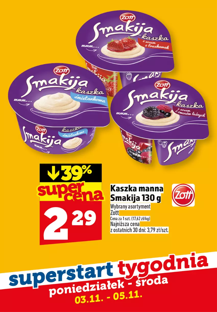 Gazetka promocyjna Topaz - Gazetka - ważna 03.11 do 05.11.2025 - strona 5 - produkty: Zott