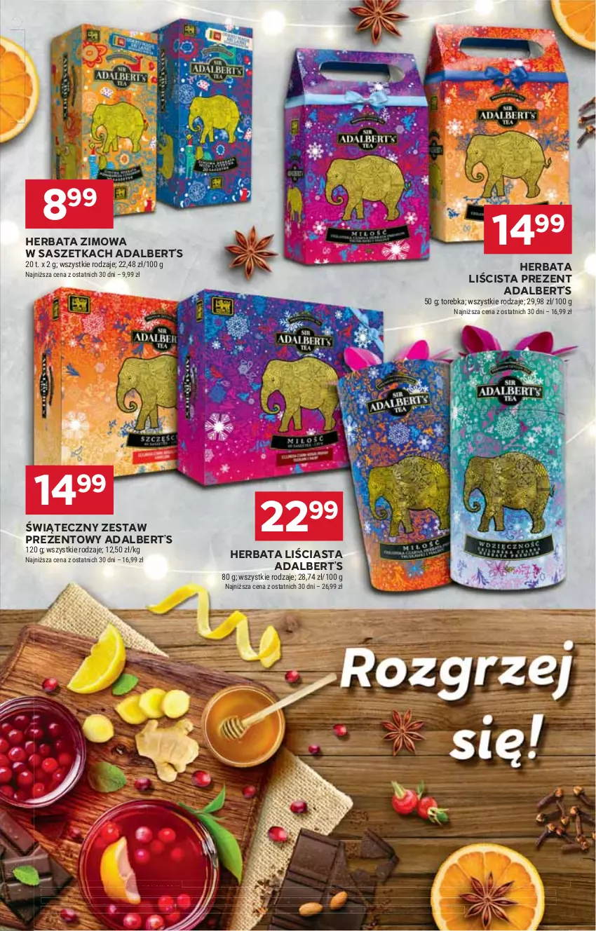 Gazetka promocyjna Stokrotka - Supermarket - ważna 12.12 do 18.12.2024 - strona 22 - produkty: Herbata, HP, Zestaw prezentowy