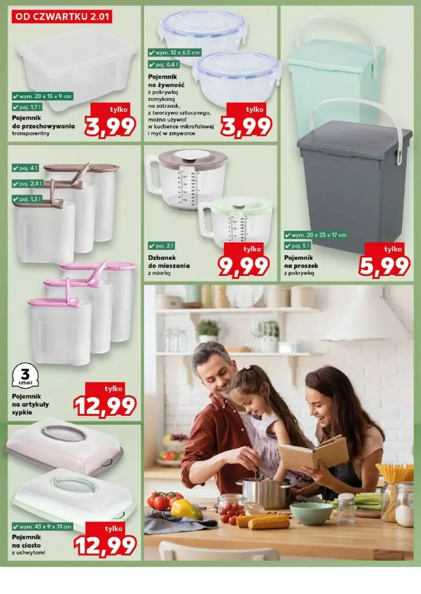 Gazetka promocyjna Kaufland - ważna 02.01 do 08.01.2025 - strona 4 - produkty: Dzbanek, Fa, Pojemnik