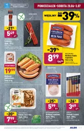 Gazetka promocyjna Aldi - Gazetka - ważna od 03.07 do 03.07.2021 - strona 5 - produkty: Kurczak, Krakus, Sos, Parówki, Parówki z szynki, Kiełbasa szynkowa, Kebab z kurczaka, Lodówka, Tera, Kabanos, Kiełbasa, Kebab, Mięso wieprzowe, Mięso, Kiełbasa śląska