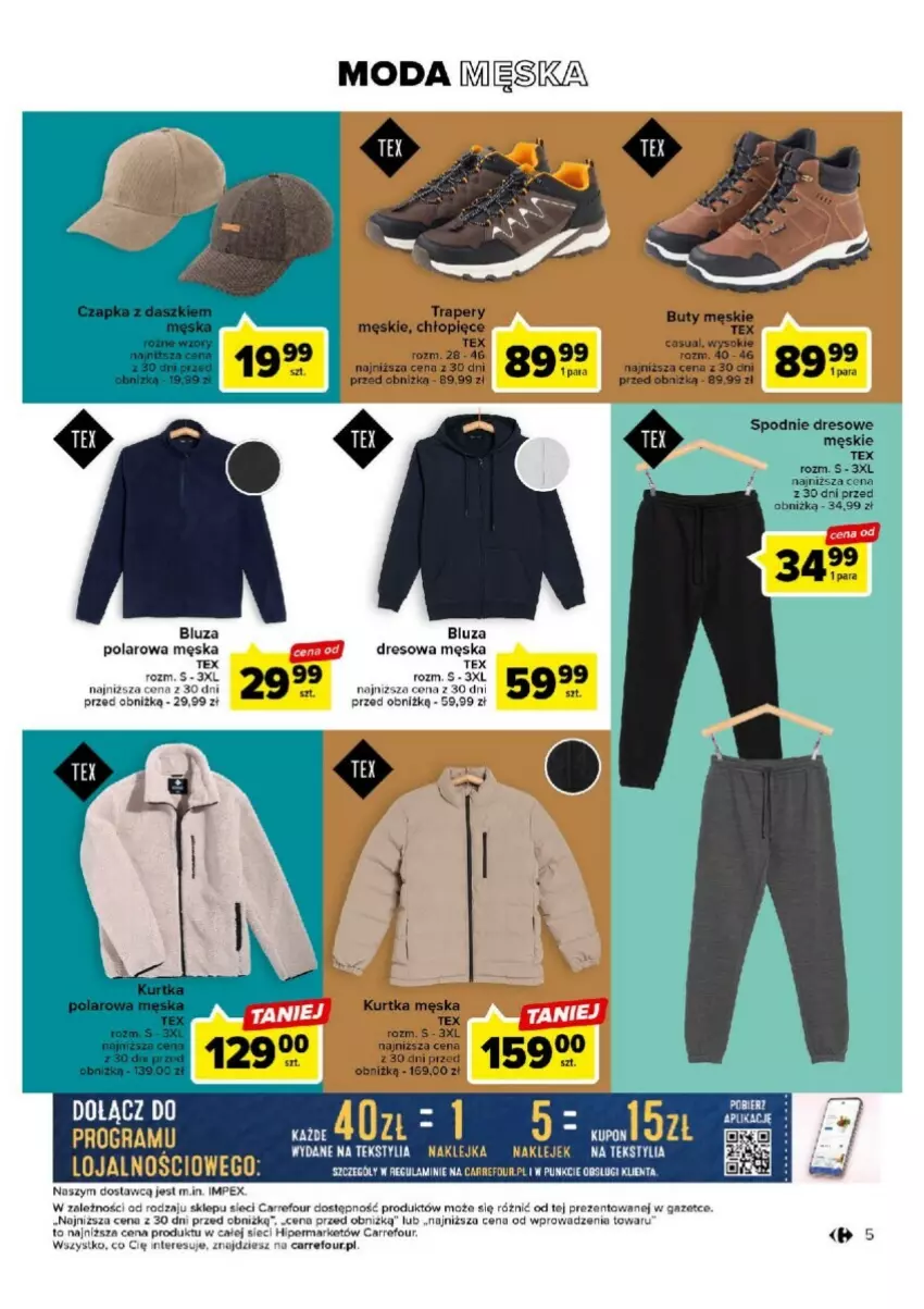 Gazetka promocyjna Carrefour - ważna 17.10 do 28.10.2023 - strona 6 - produkty: Bluza, Bluza polarowa, Dres, Moda, Spodnie, Spodnie dresowe