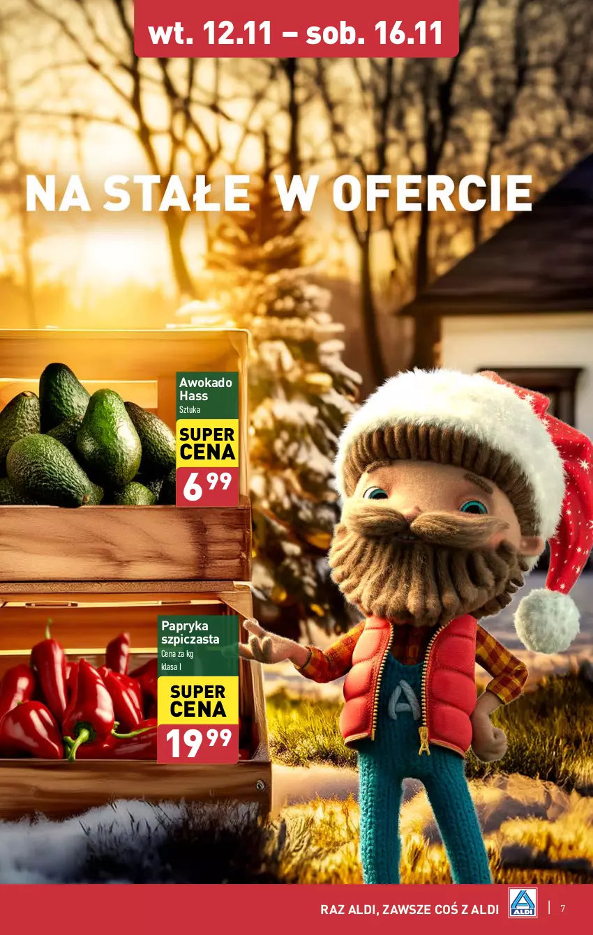 Gazetka promocyjna Aldi - Farmer ALDIK poleca świeże owoce i warzywa - ważna 13.11 do 16.11.2024 - strona 7 - produkty: Papryka, Szpic