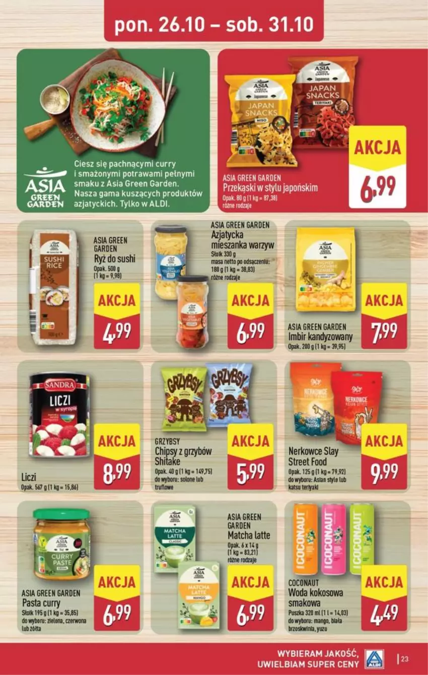 Gazetka promocyjna Aldi - Pełna oferta - ważna 26.10 do 31.10.2026 - strona 23 - produkty: Imbir, Mieszanka warzyw