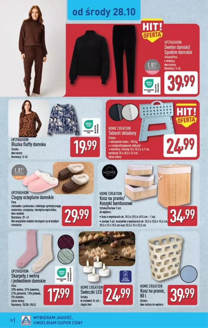 Gazetka promocyjna Aldi - Pełna oferta - ważna 26.10 do 31.10.2026 - strona 38 - produkty: Fa, Isla, Karp, Kosz, Wełna