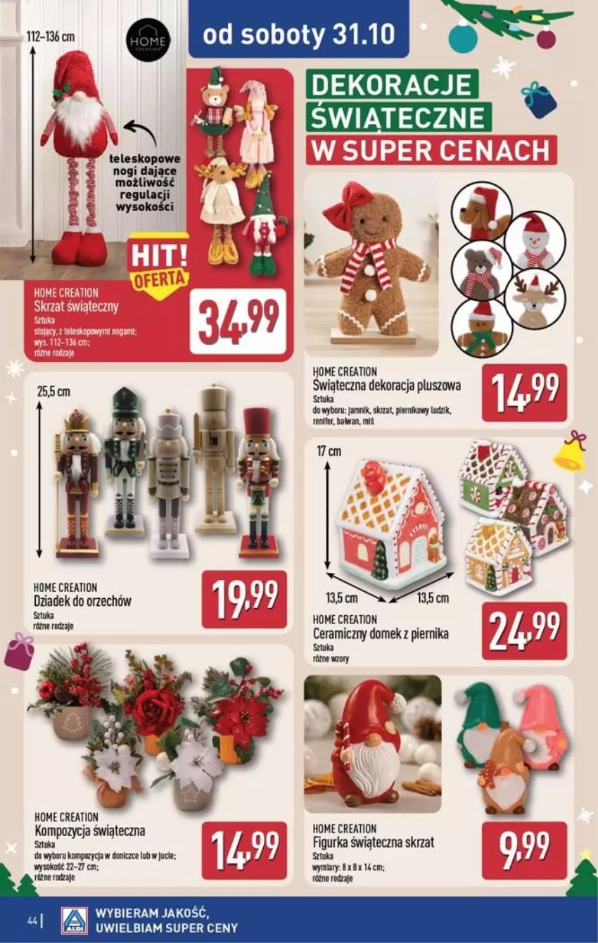 Gazetka promocyjna Aldi - Pełna oferta - ważna 26.10 do 31.10.2026 - strona 44 - produkty: Dziadek do orzechów, Piernik, Skrzat, Sok, Teleskop