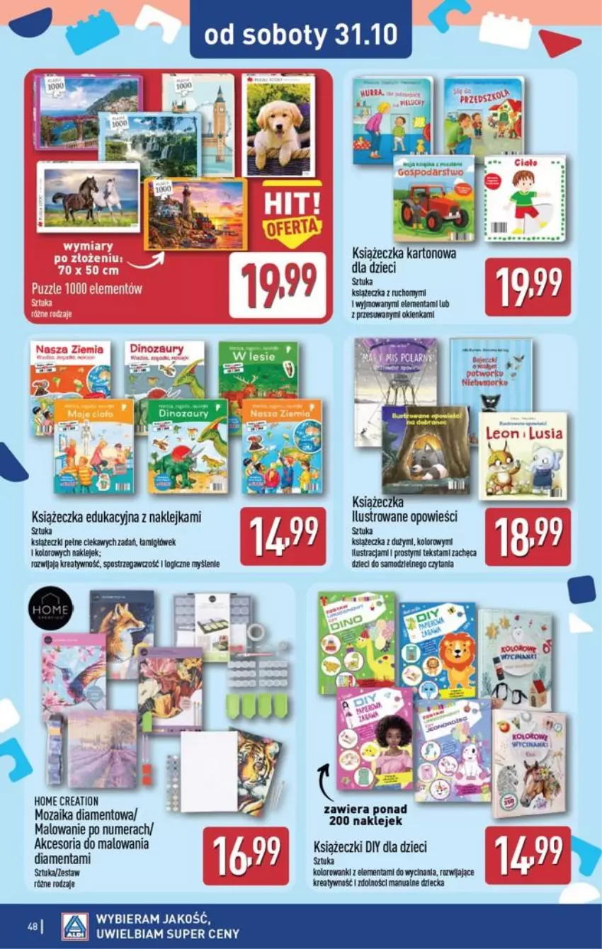 Gazetka promocyjna Aldi - Pełna oferta - ważna 26.10 do 31.10.2026 - strona 48 - produkty: Dzieci, Klej, Lustro