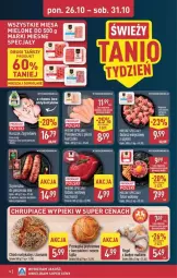 Gazetka promocyjna Aldi - Pełna oferta - Gazetka - ważna od 31.10 do 31.10.2026 - strona 14 - produkty: Kurczak, Sos, NHL, Mięsne specjały, Udziec wołowy, Chleb, Fa