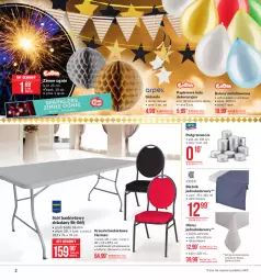 Gazetka promocyjna Makro - [Oferta promocyjna] Artykuły przemysłowe - Gazetka - ważna od 25.01 do 25.01.2021 - strona 2 - produkty: Papier, Balony, Podgrzewacze, Stół, Girlanda, Bieżnik, Krzesło, Obrus