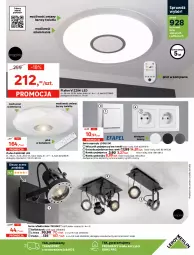 Gazetka promocyjna Leroy Merlin - Nowy ogród - Gazetka - ważna od 13.04 do 13.04.2021 - strona 23 - produkty: Plafon, Włącznik pojedynczy, Ser, Por, Gra, Telefon, Gniazdo pojedyncze, Tran, Ramka, Sport, Reflektor, Lampa, Listwa, Lampa wisząca