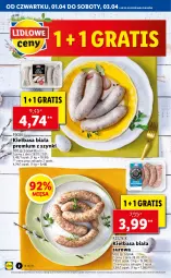 Gazetka promocyjna Lidl - GAZETKA - Gazetka - ważna od 03.04 do 03.04.2021 - strona 2 - produkty: Gra, PIKOK, Kiełbasa biała, Kiełbasa
